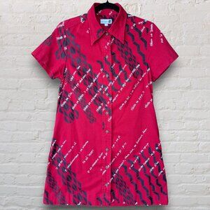 Sig Zane Paniau Dress in Red, Small